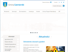Tablet Screenshot of czemierniki.eu